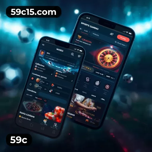 Saldo e bônus exibidos no lobby do app 59c